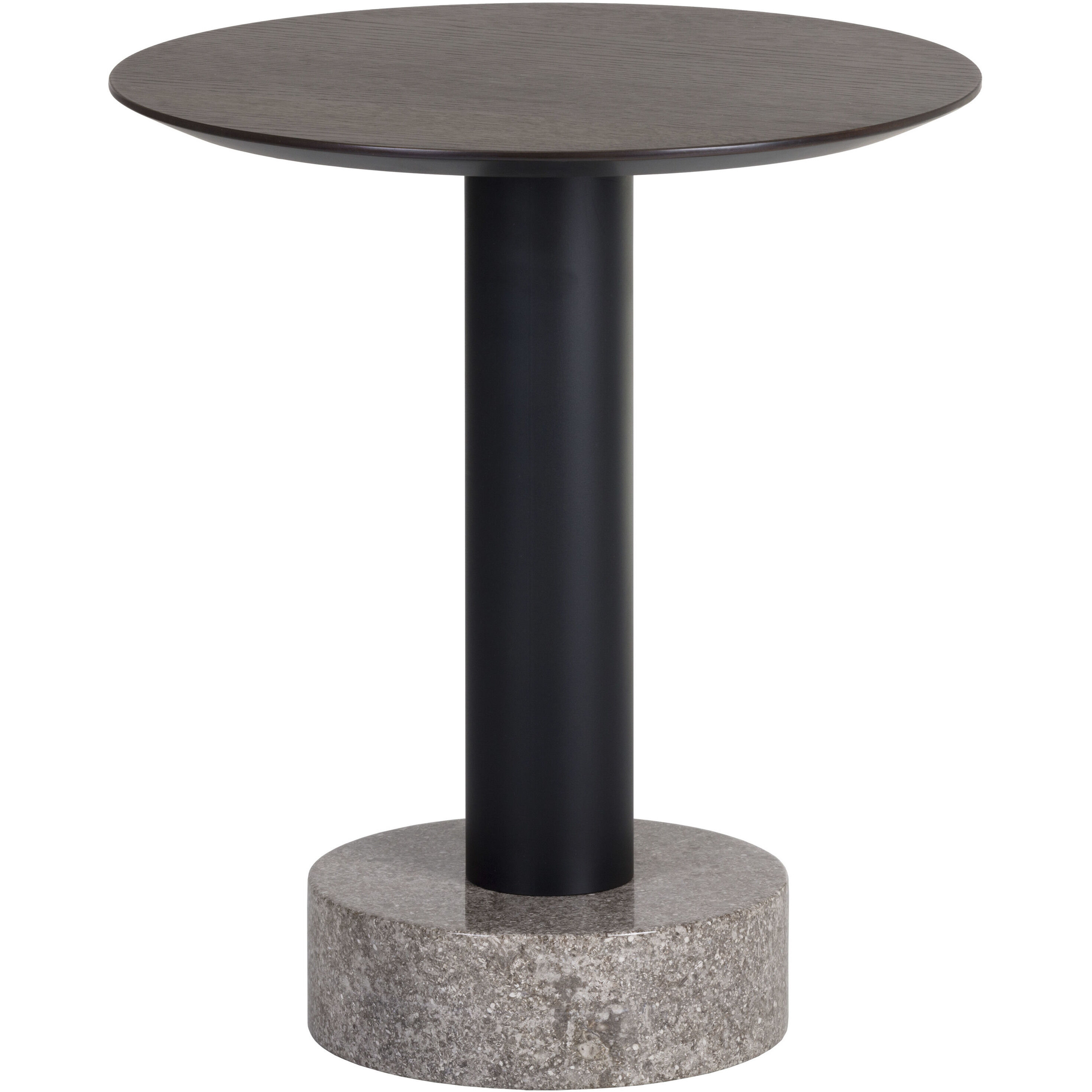 Monaco 19.75 X 17.75 inch Black / Grey Marble / Raw Umber End Table
